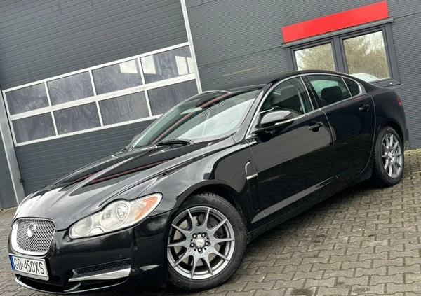 Jaguar XF cena 39800 przebieg: 177114, rok produkcji 2010 z Wysokie Mazowieckie małe 529